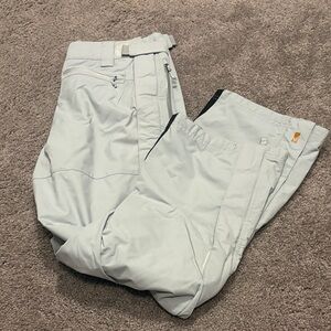 Women’s Light Gray Snow/Outdoor Pants - Water-Resistant
